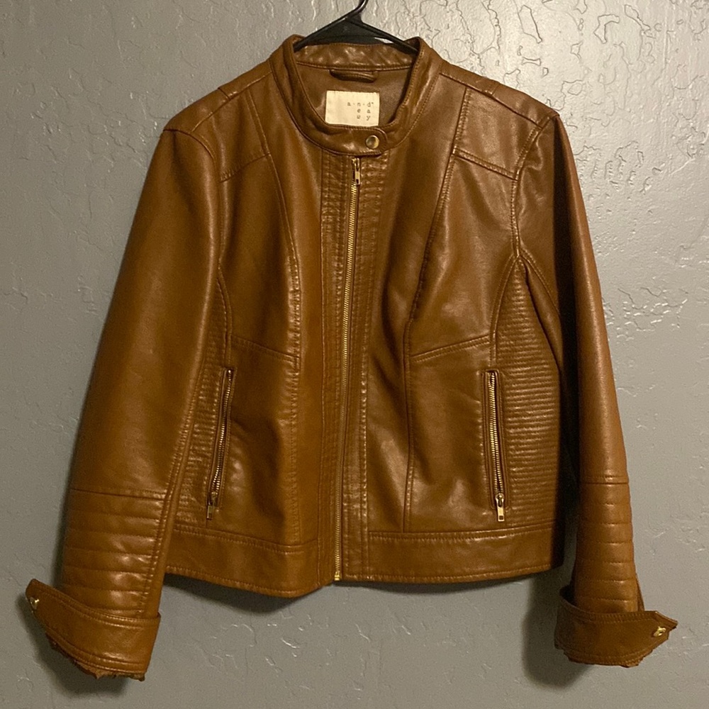 Faux Leather Jacket